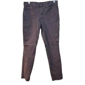 NYDJ Jeans Womens 8 Brown Skinny Legging Ami Lift Tuck Technology Stretch USA